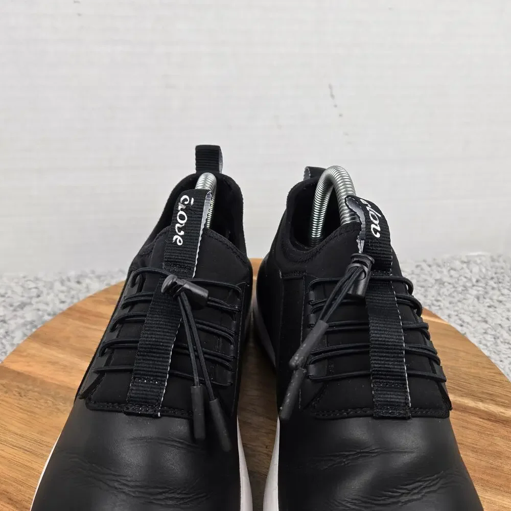 Clove Classic Core Sneakers Womens 9 Black White Nursing Healthcare Comfort Shoe